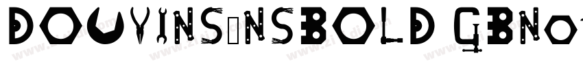 DOUYINSANSBOLD GBNot字体转换